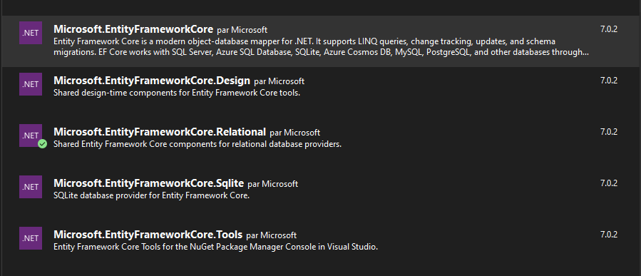 package nuget