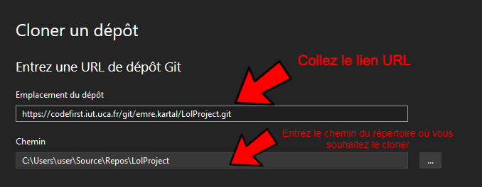 Page Visual studio