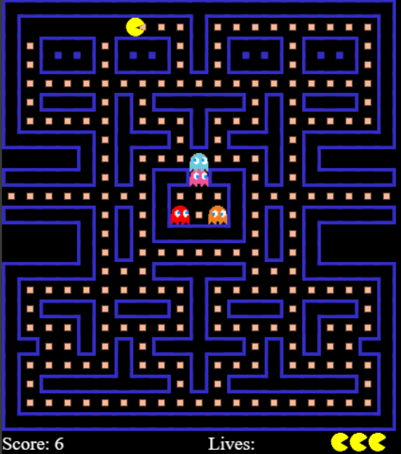 Image Implémentation du jeu PacMan en JavaScript